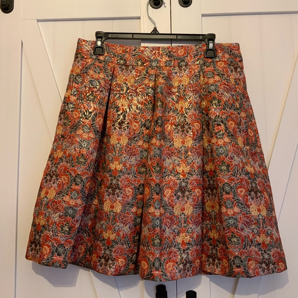 Anthropologie Maeve brocade skirt